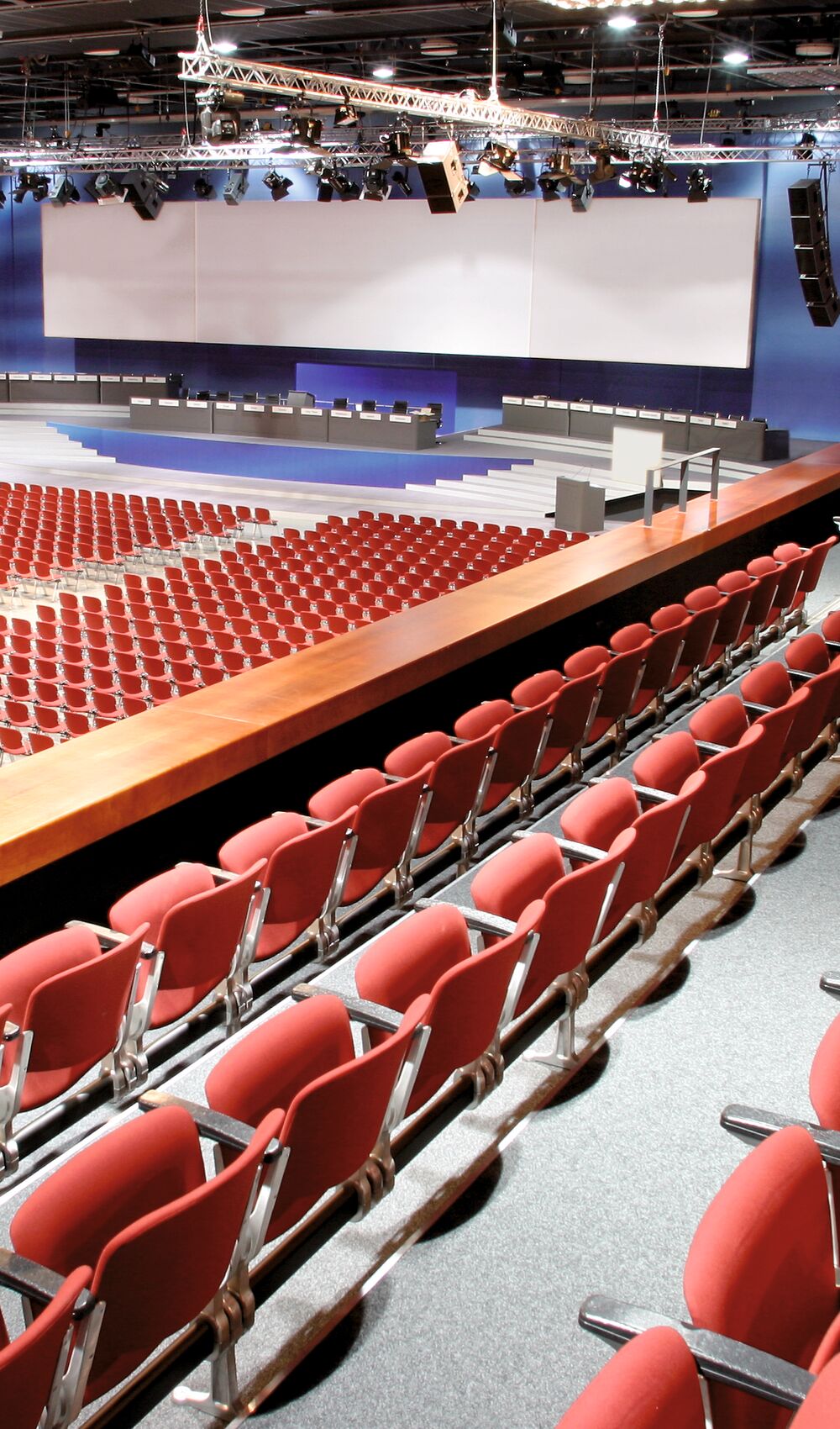 Great Hall at the RuhrCongress Bochum with seating in rows